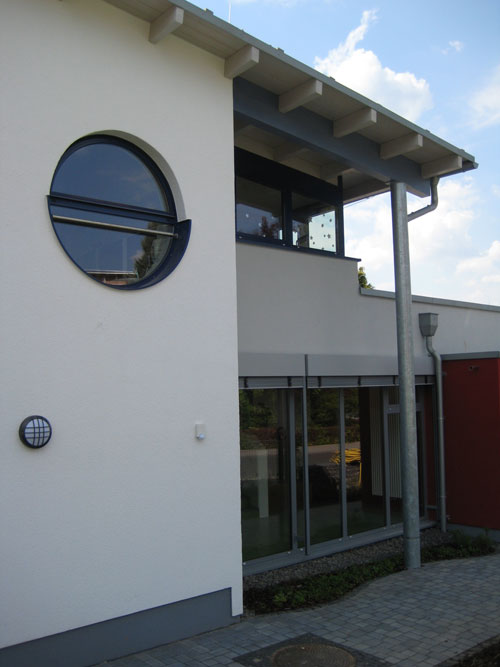 Seitenansicht der Kindertagesstätte