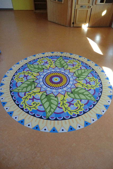 Mandala für den Morgenkreis