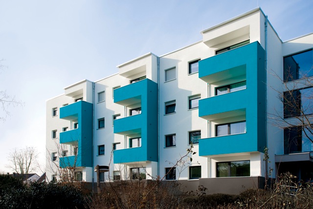Hausansicht von der Seite