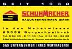Logo Schuhmacher Bauunternehmen GmbH, Burgschwalbach
