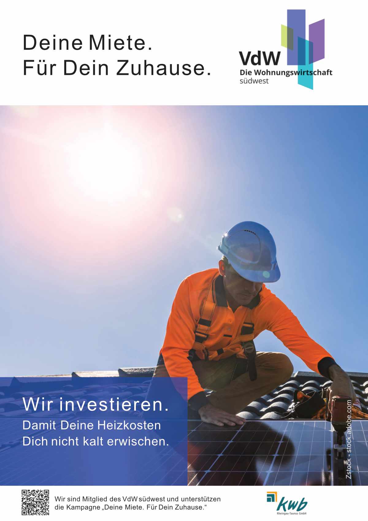 Vdw Kampagne Deine Miete. Für dein Zuhause. Klimaschutz, Nachhaltigkeit
