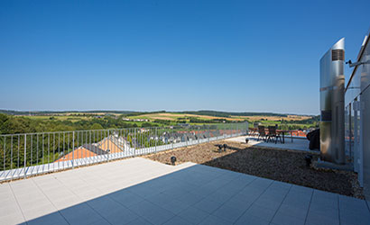 Ausblick vom Haus